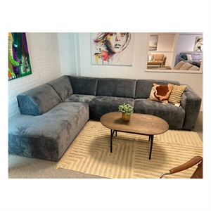 Outlet - Gardenia open-end sofa - Purpolite Steel Grey - Mål: 311 x 233 cm.